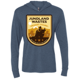 Desert Tours Triblend Long Sleeve Hoodie Tee