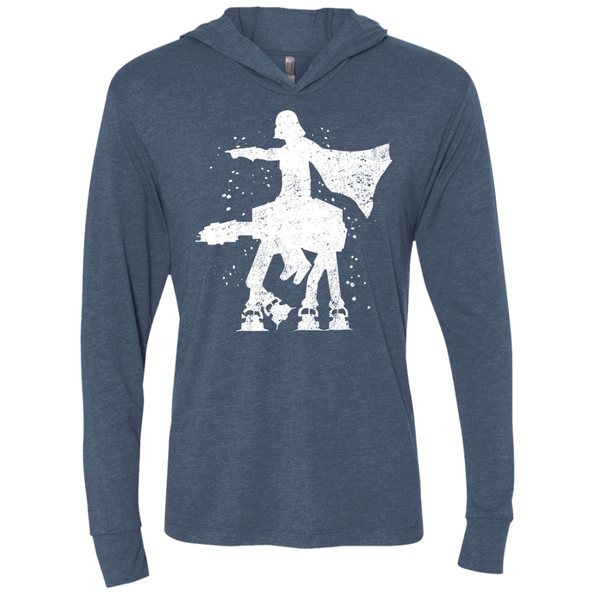 To Hoth Triblend Long Sleeve Hoodie Tee