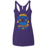 School of Evil Women's Triblend Racerback Tank