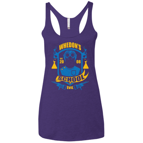 School of Evil Women's Triblend Racerback Tank