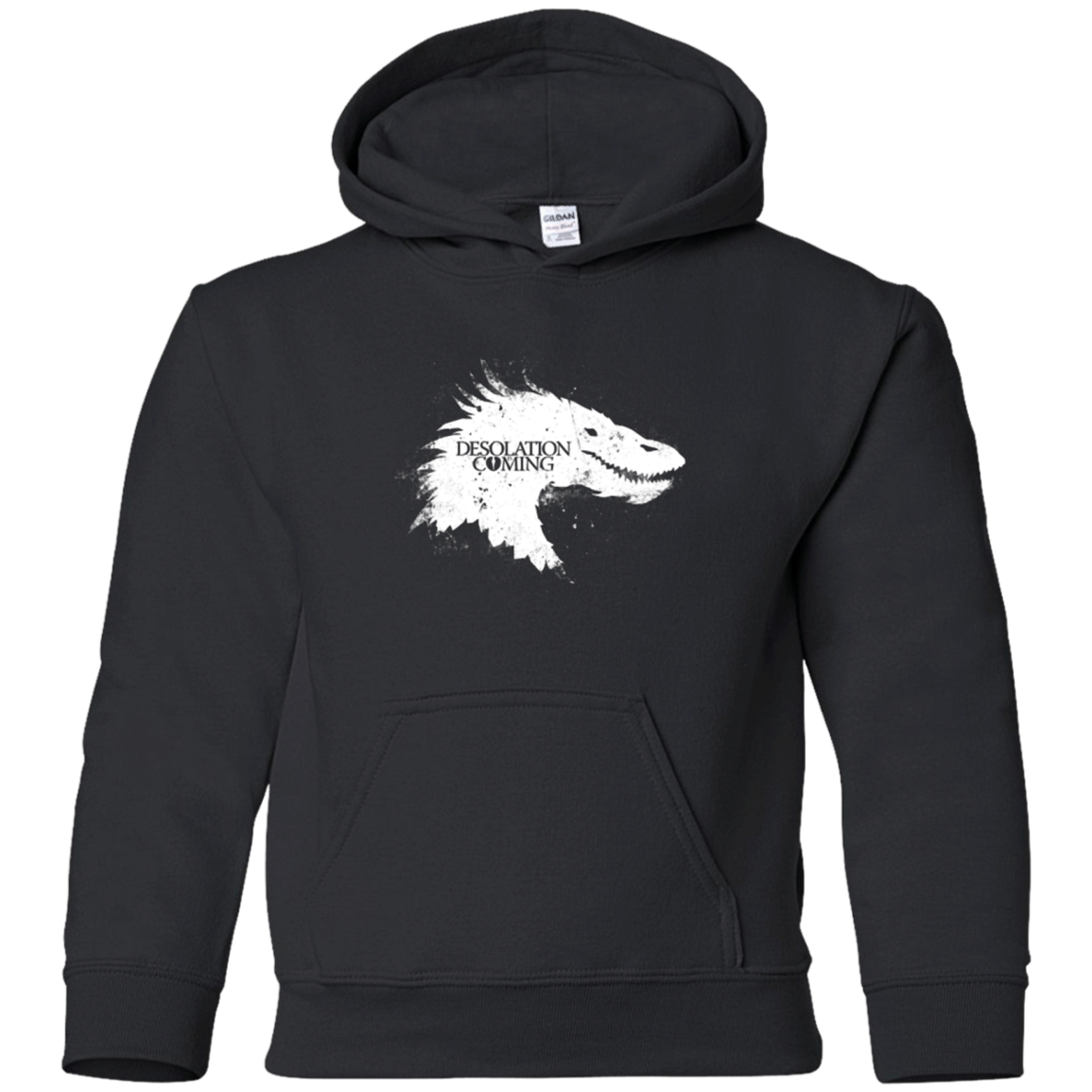 Desolation is Coming white Youth Hoodie