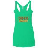 Coffee For Lazy People Women's Triblend Racerback Tank