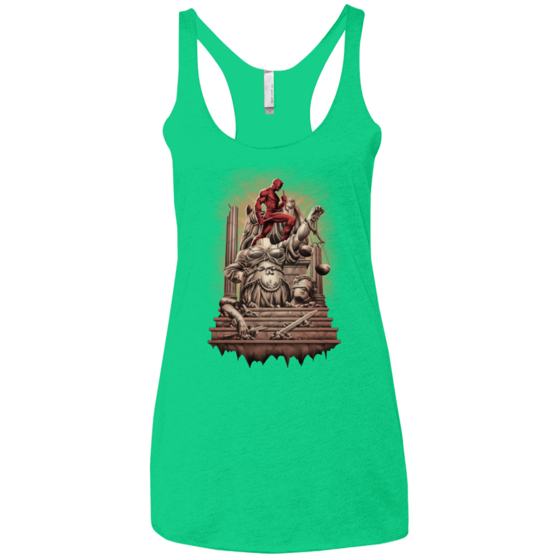 Fiat Justitia Ruat Caelum Women's Triblend Racerback Tank