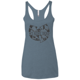 WU KING DEAD Women's Triblend Racerback Tank