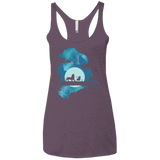 Lion Portrait Women's Triblend Racerback Tank