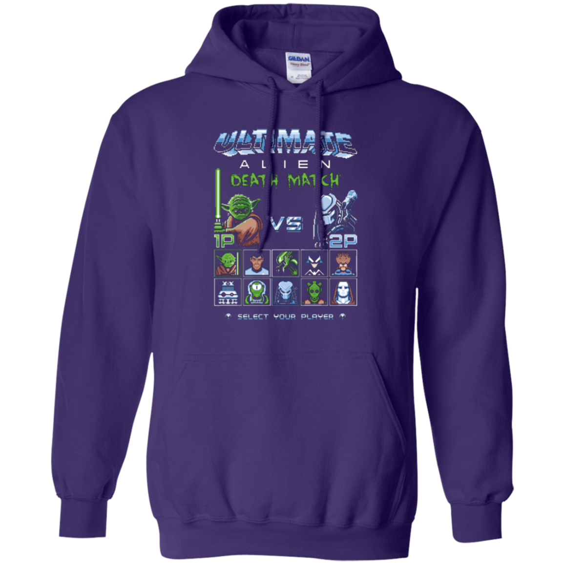 Alien Death Match Pullover Hoodie