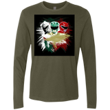 White Green Red Men's Premium Long Sleeve