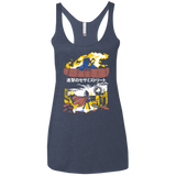 Attack on Sesame Street Women's Triblend Racerback Tank