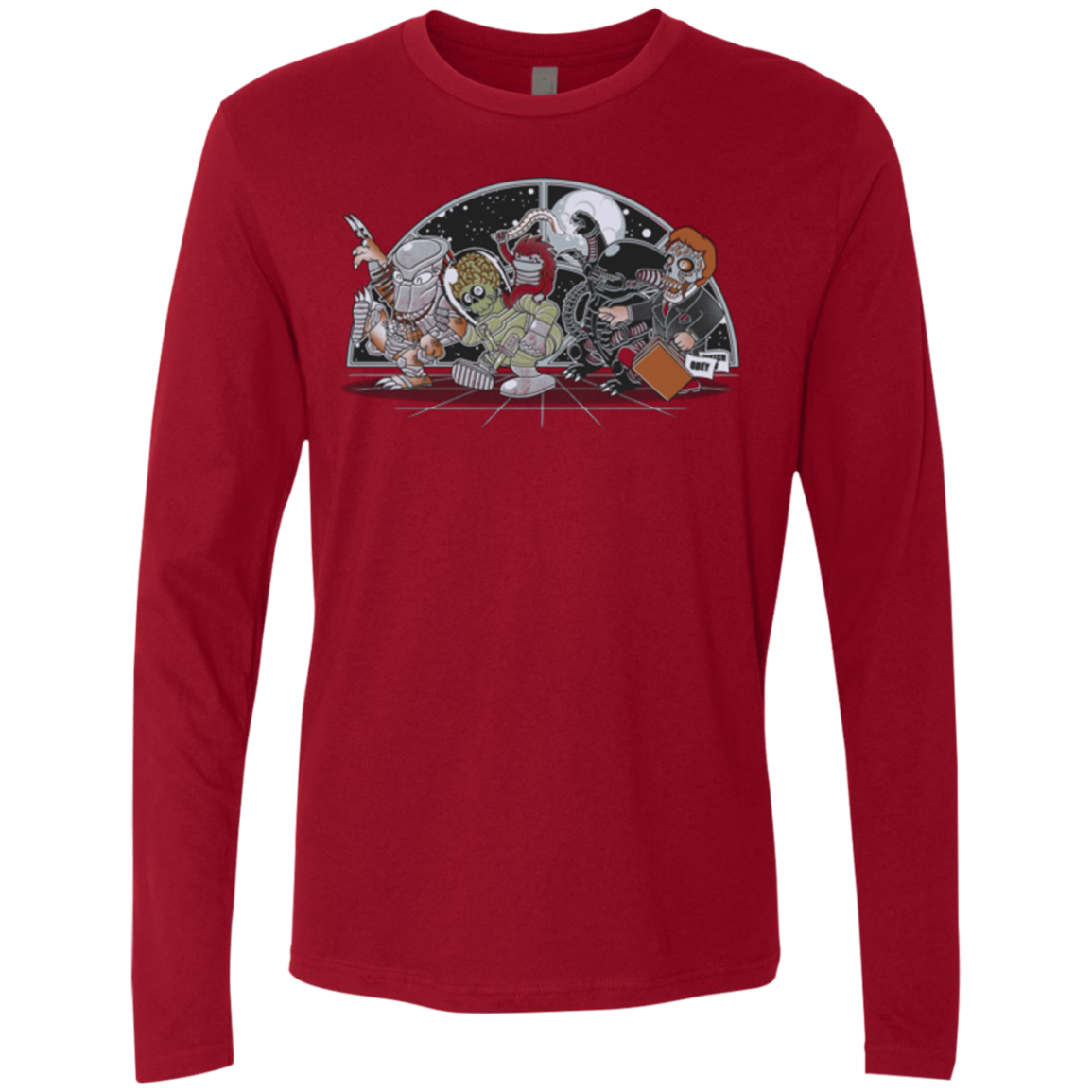 Where The Nasty Aliens are Men's Premium Long Sleeve