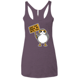 May The Porgs Be With You Women's Triblend Racerback Tank