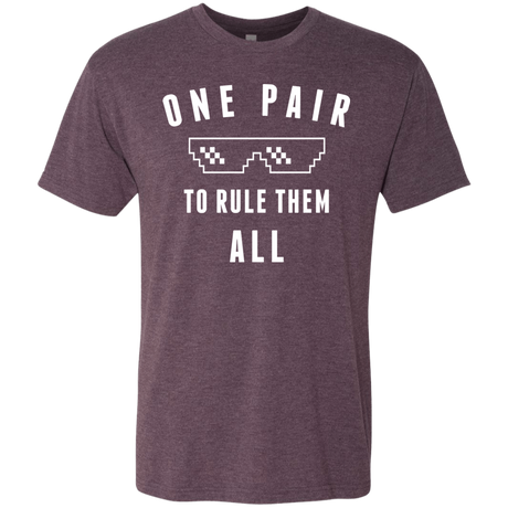 One pair Men's Triblend T-Shirt