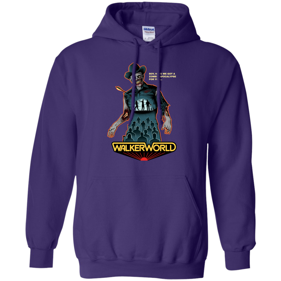 Walker World Pullover Hoodie