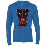 Bear Pool Triblend Long Sleeve Hoodie Tee
