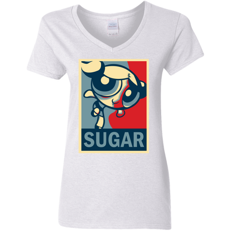 Sugar Powerpuff Women's V-Neck T-Shirt