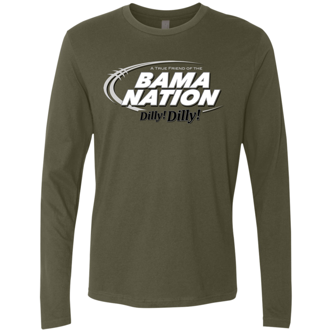 Alabama Dilly Dilly Men's Premium Long Sleeve