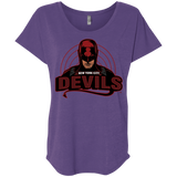 NYC Devils Triblend Dolman Sleeve