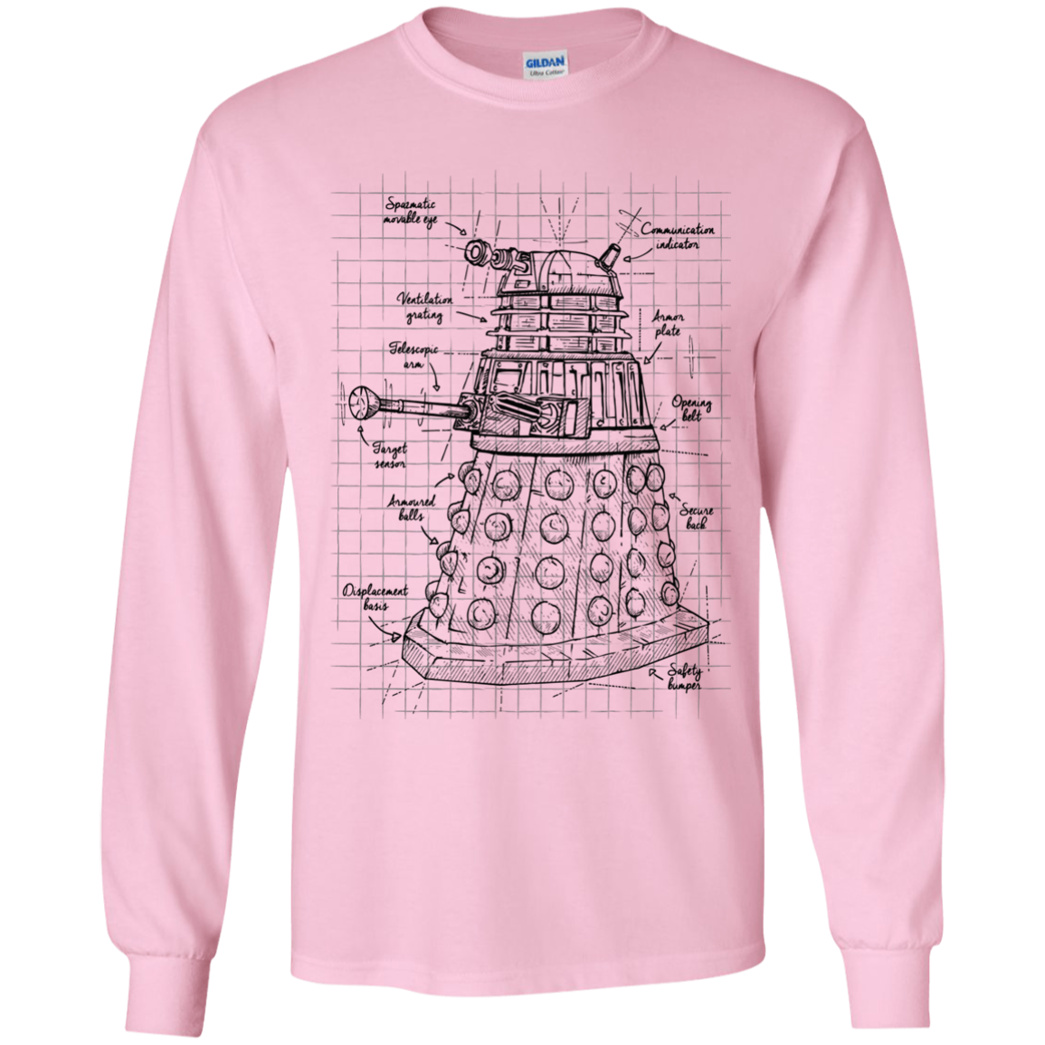 Dalek Plan Youth Long Sleeve T-Shirt