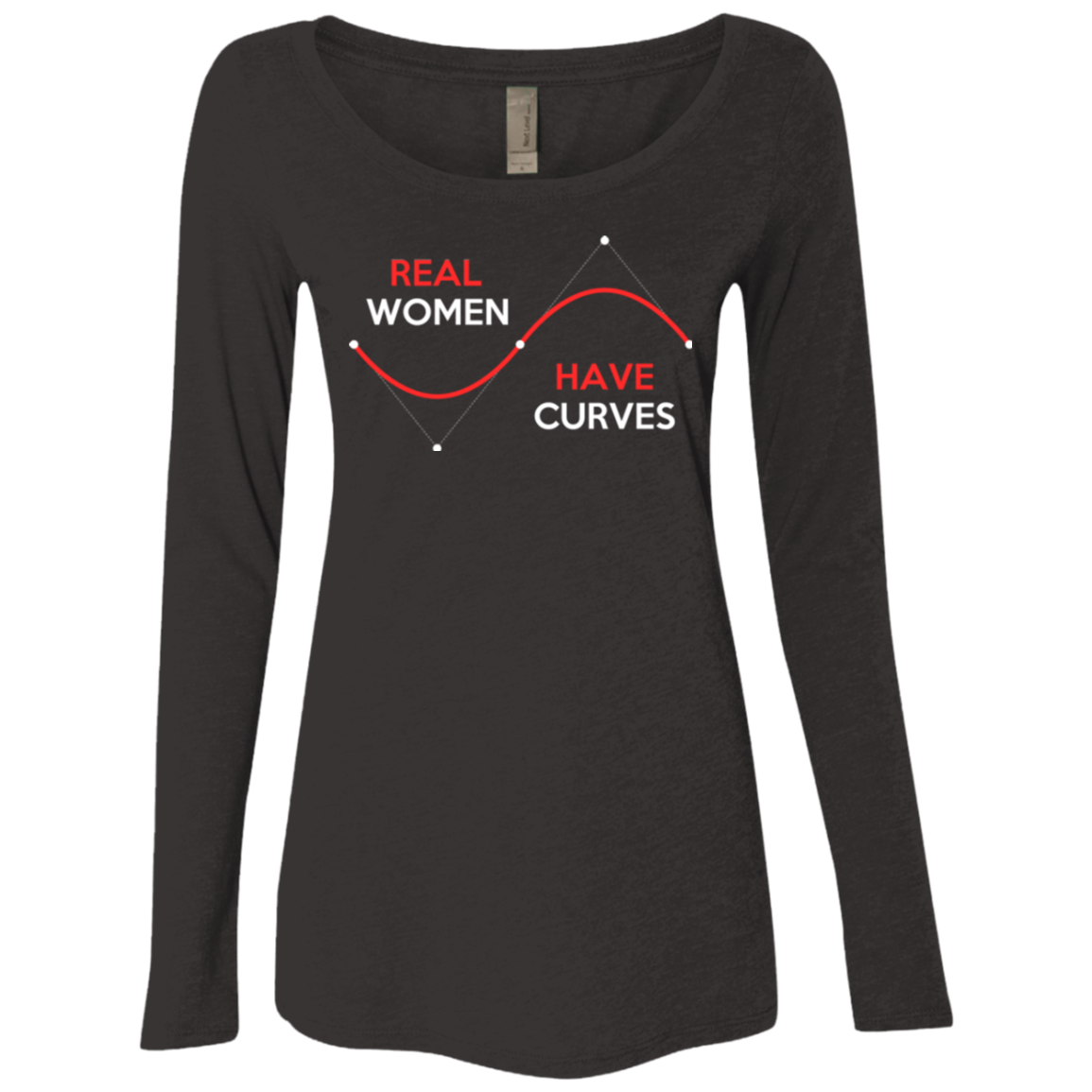 Real Women Women's Triblend Long Sleeve Shirt