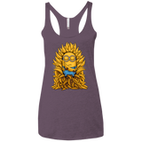 Banana Throne Women's Triblend Racerback Tank