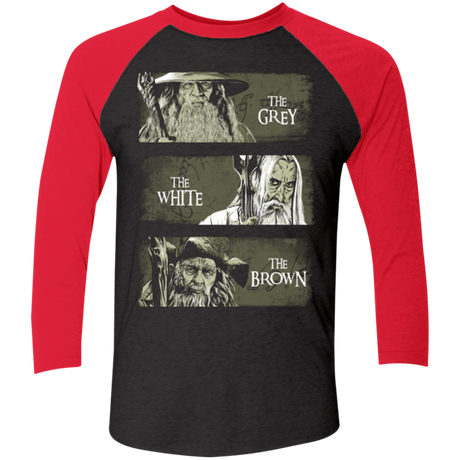 Wizards of Middle Earth Men's Triblend 3/4 Sleeve