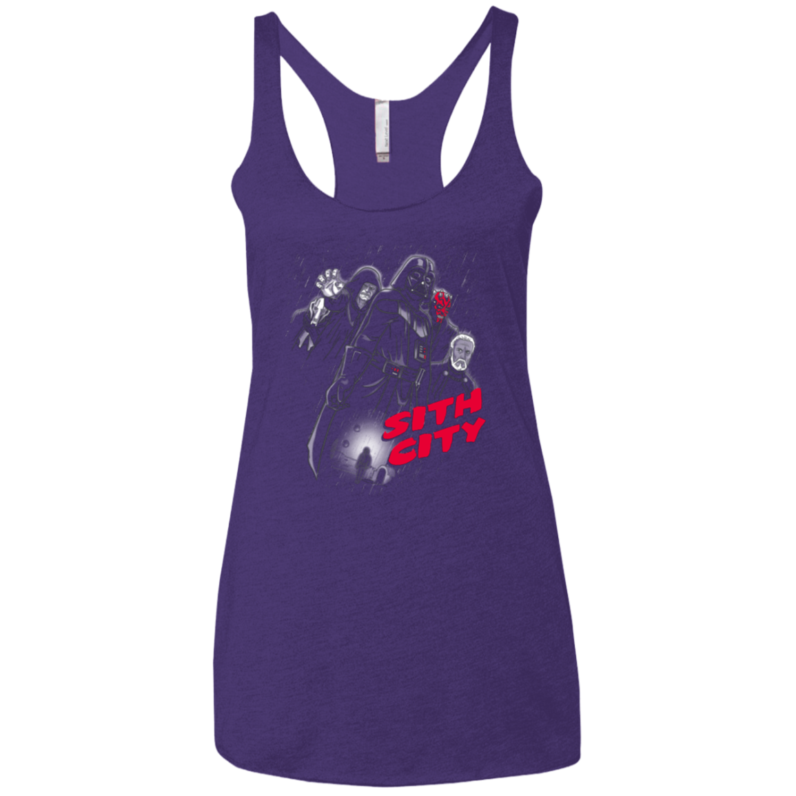Sith city Women's Triblend Racerback Tank
