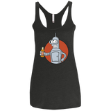 Vault bot Women's Triblend Racerback Tank