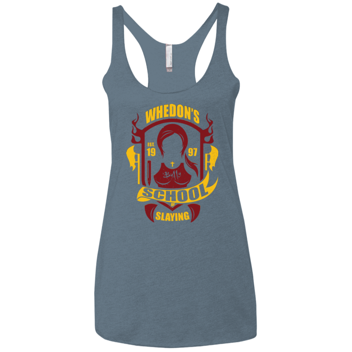 School of Slaying Women's Triblend Racerback Tank