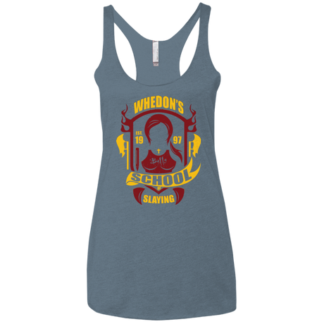 School of Slaying Women's Triblend Racerback Tank