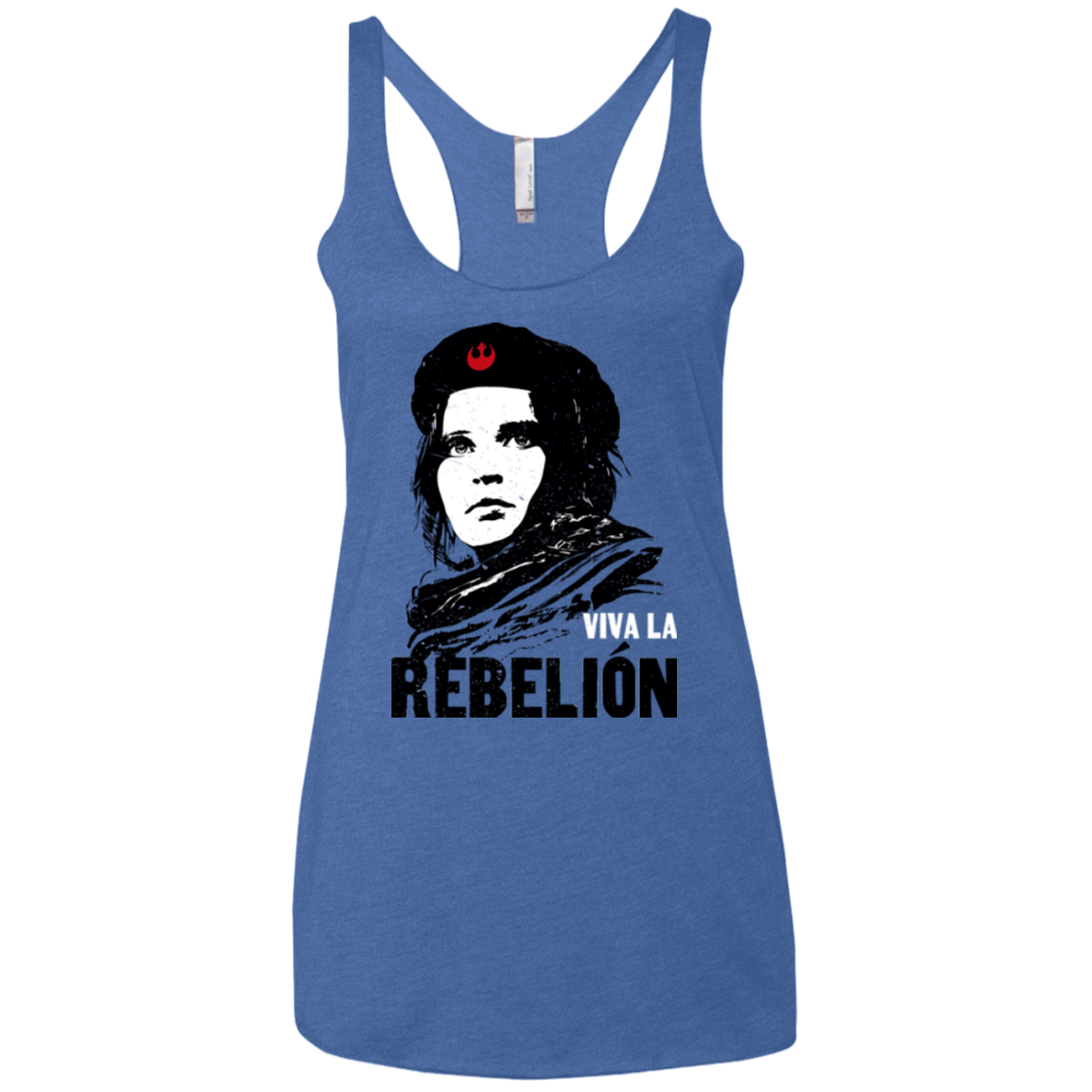 Viva la Rebelion Women's Triblend Racerback Tank