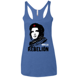 Viva la Rebelion Women's Triblend Racerback Tank
