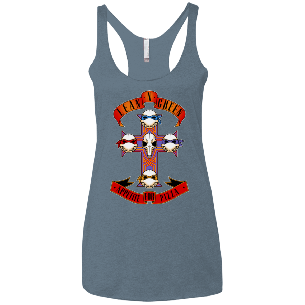 APPETITE FOR PIZZA Women's Triblend Racerback Tank