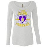 True Love Forever Masters Women's Triblend Long Sleeve Shirt