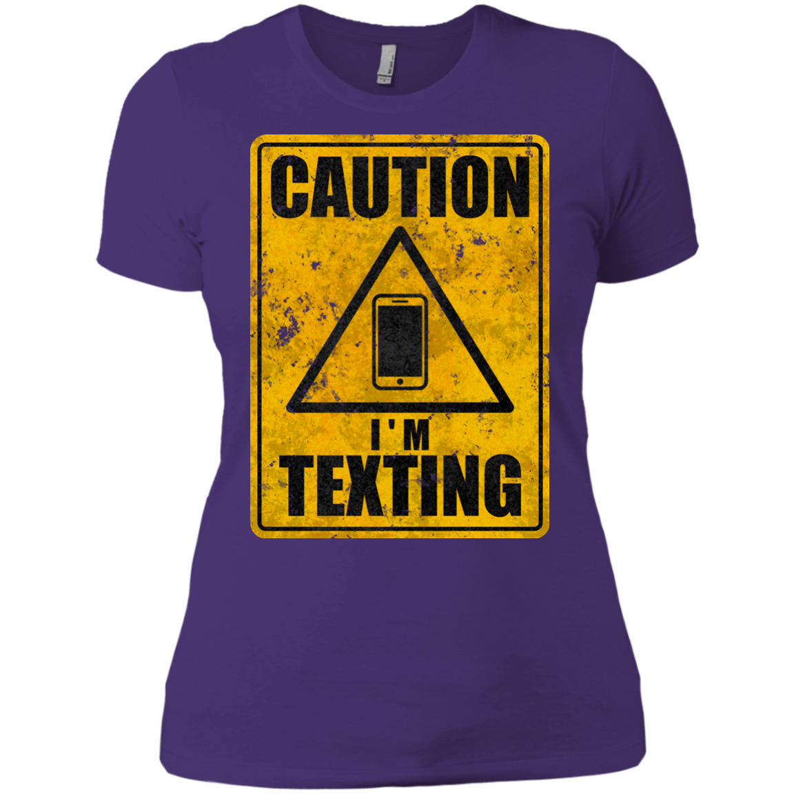 Caution I'm Texting Women's Premium T-Shirt