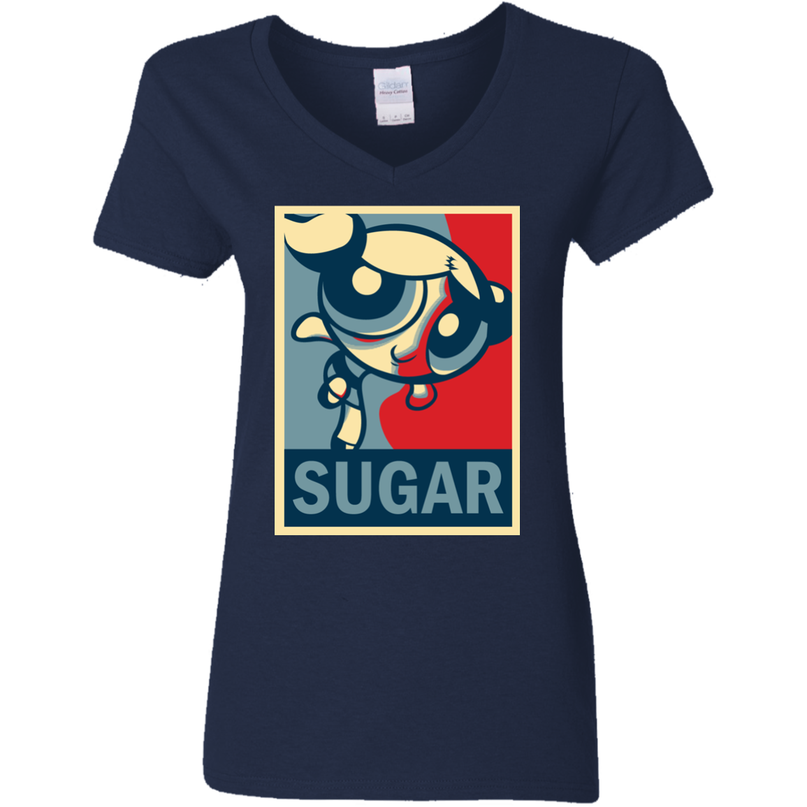 Sugar Powerpuff Women's V-Neck T-Shirt