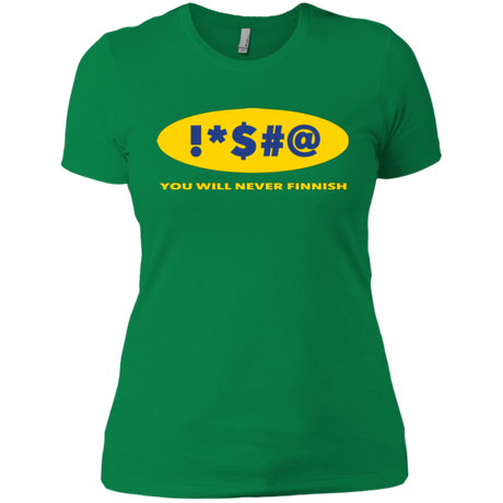 Swearing Never Finnish Women's Premium T-Shirt