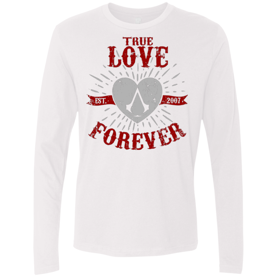 True Love Forever Assasin Men's Premium Long Sleeve