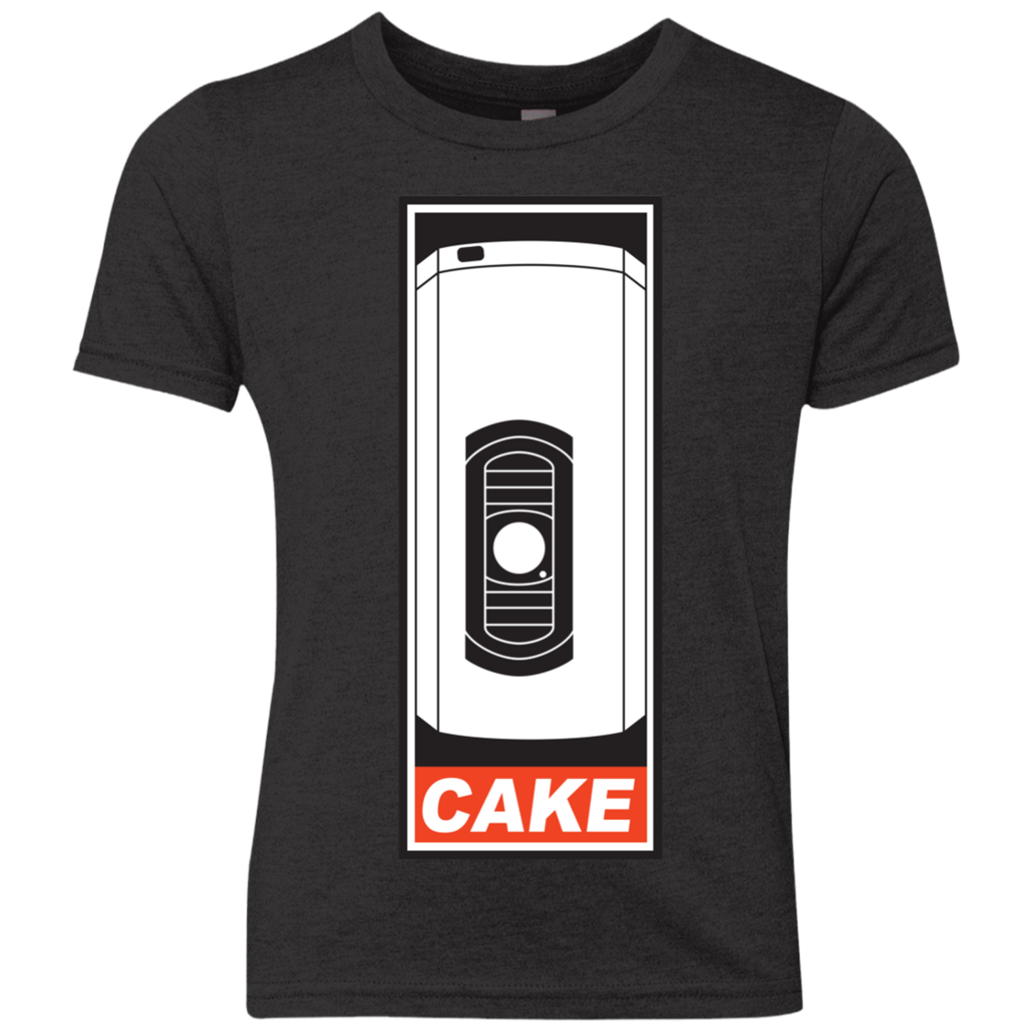 Cake is a Lie Youth Triblend T-Shirt