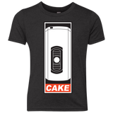 Cake is a Lie Youth Triblend T-Shirt
