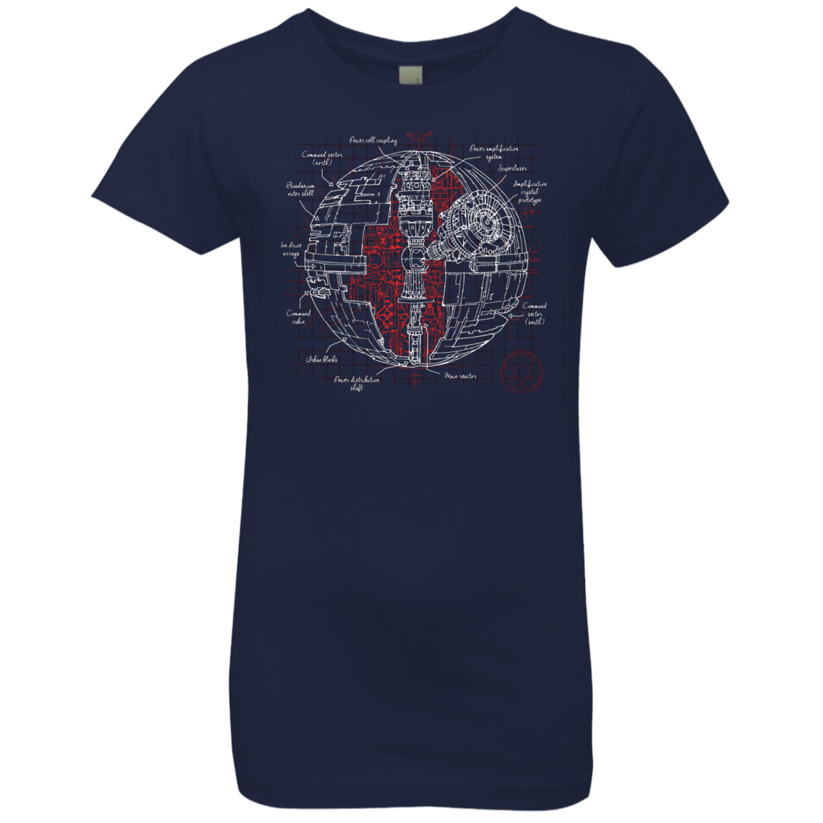 Death Star Plan Girls Premium T-Shirt
