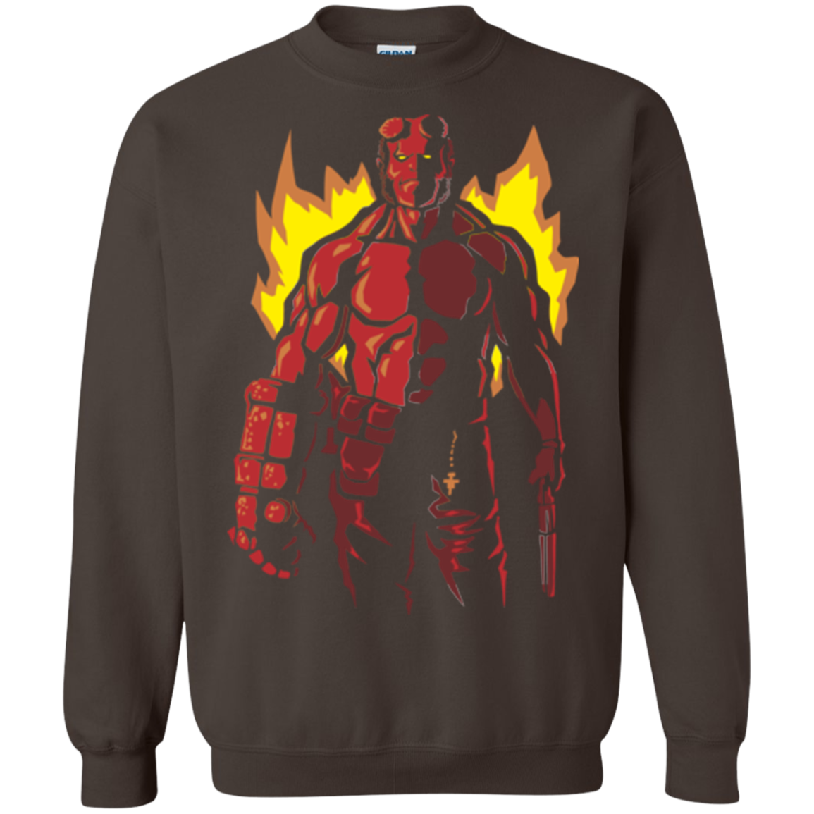 Red Hero Crewneck Sweatshirt