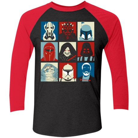 Villain Wars Pop Men's Triblend 3/4 Sleeve