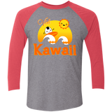 Visit Kawaii Men's Triblend 3/4 Sleeve