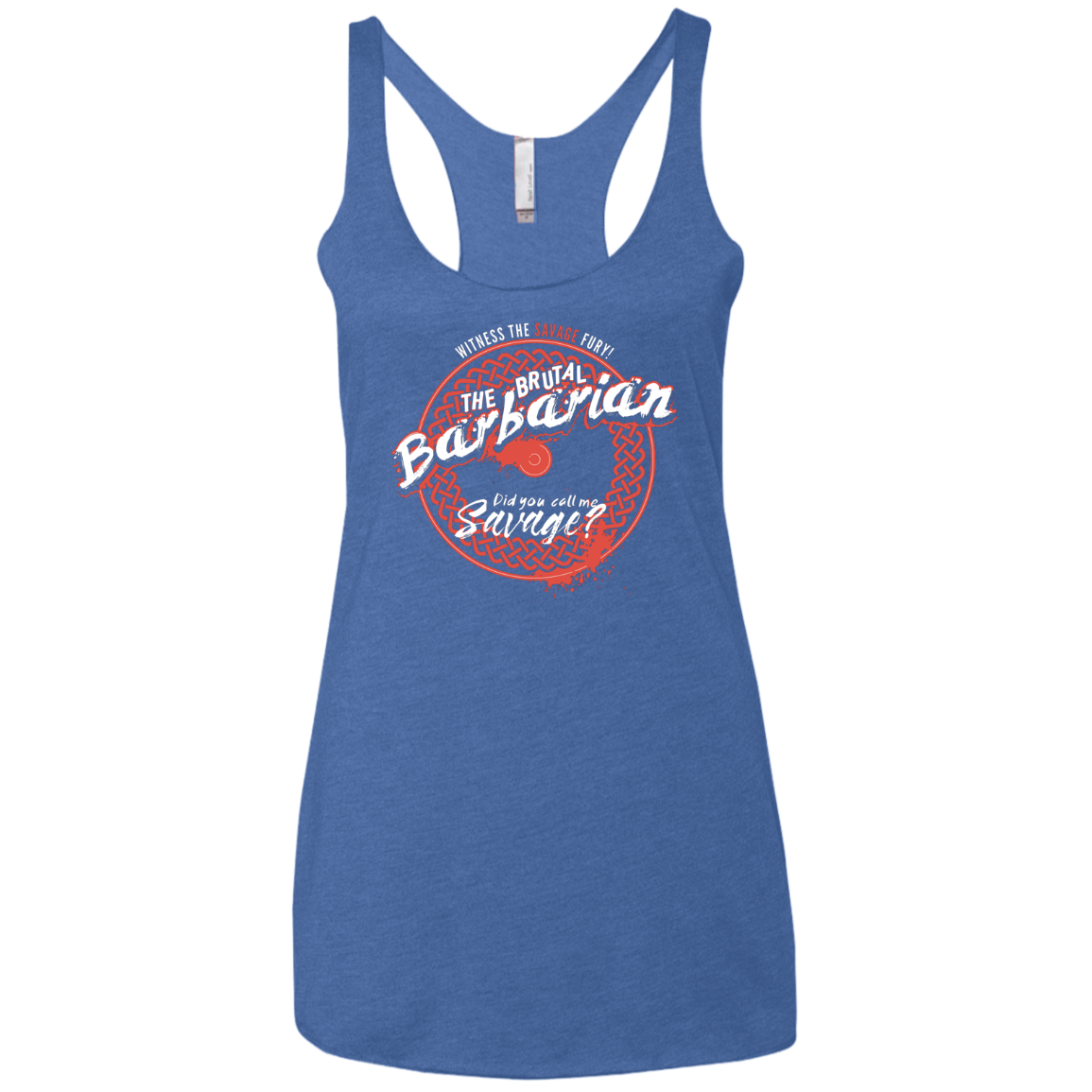 Barbarian Women's Triblend Racerback Tank
