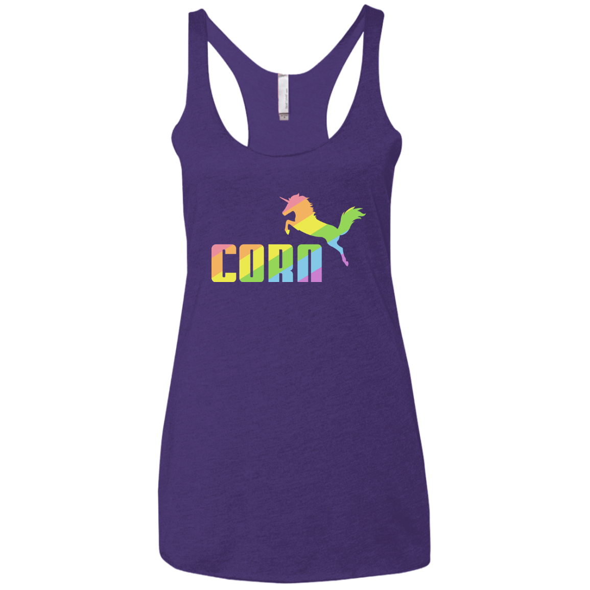 Corn Women's Triblend Racerback Tank