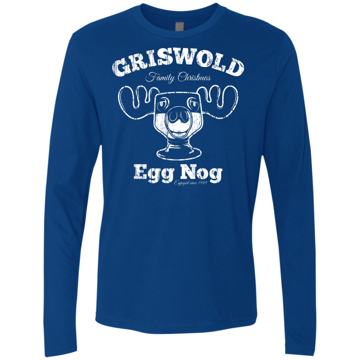 Griswold Christmas Egg Nog Men's Premium Long Sleeve