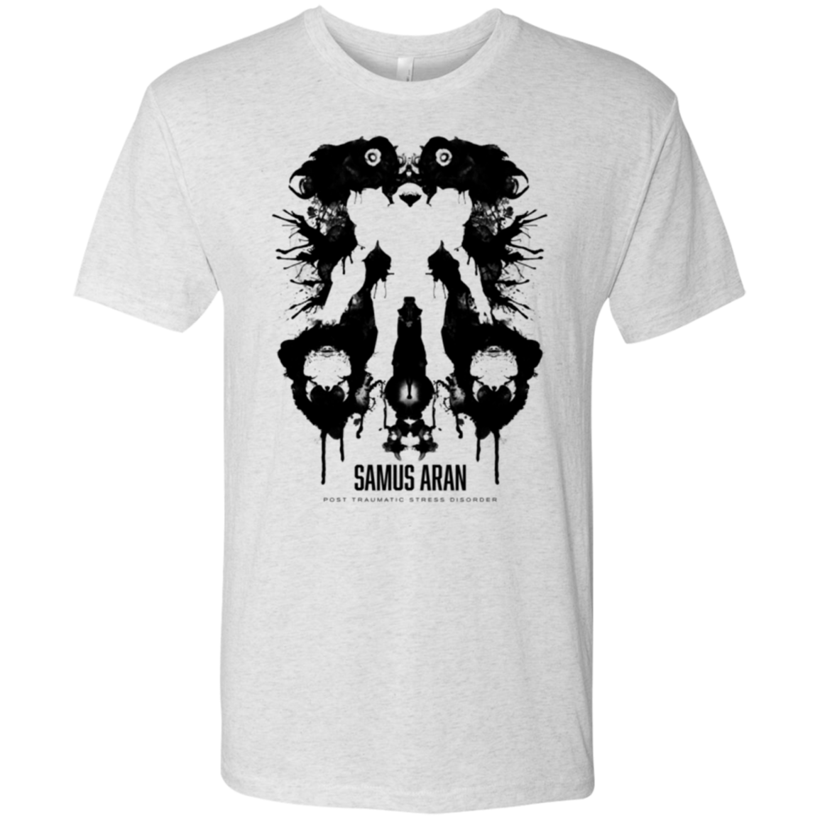 Samus Ink Blot Men's Triblend T-Shirt
