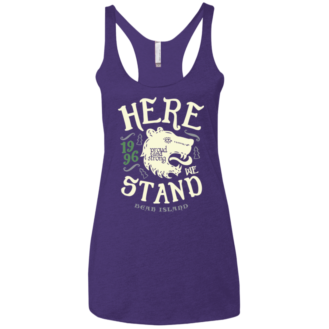 House of Proud Women's Triblend Racerback Tank