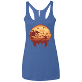 Escape from Zebes Women's Triblend Racerback Tank