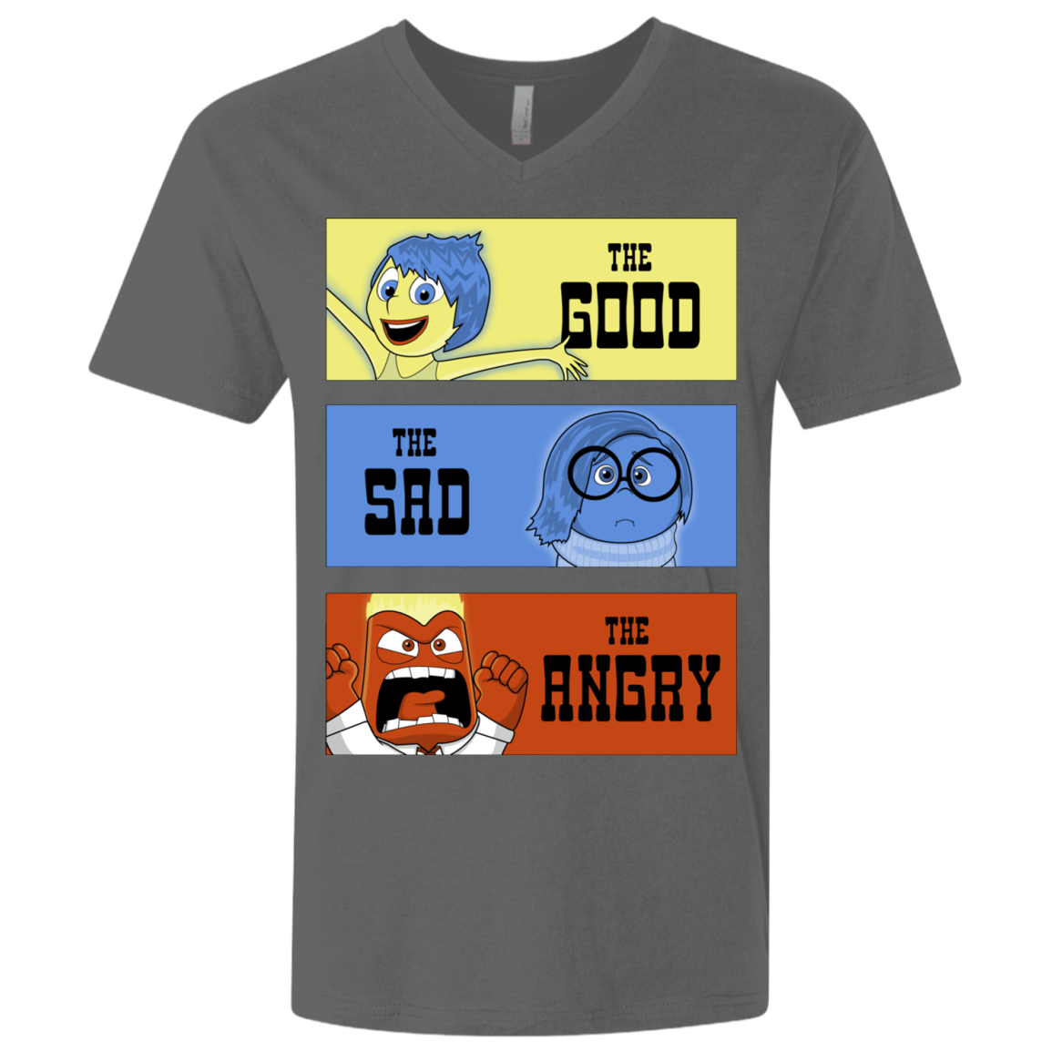The Good, the Sad & the Angry Men's Premium V-Neck
