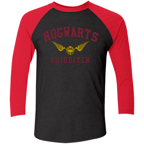 Hogwarts Quidditch Triblend 3/4 Sleeve